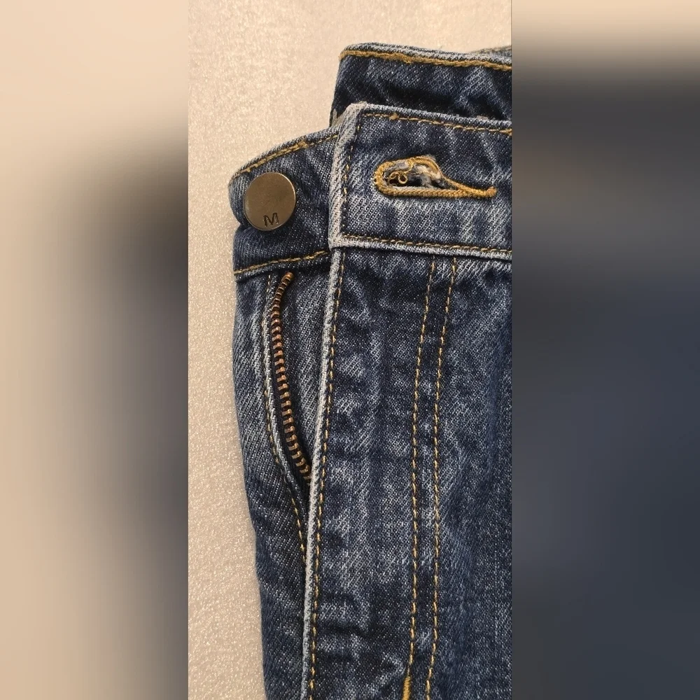 Mossimo Supply Co. High-Rise Distressed Denim Short Shorts, Size 14/32